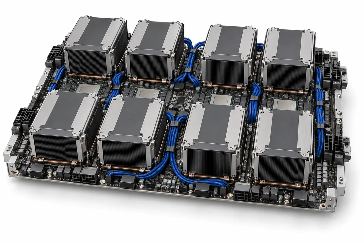 GPU server hardware in detail.